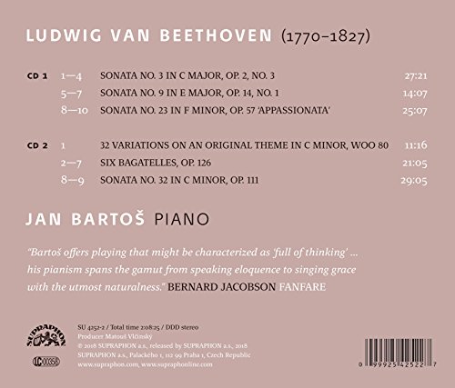Ludwig van Beethoven - Jan Bartos: Beethoven - CD image 2