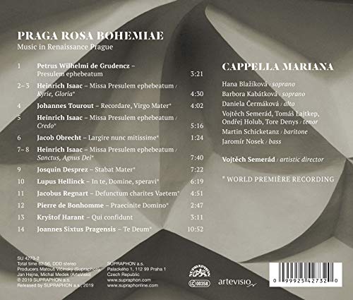 MARIANA/CAPELLA - PRAGA ROSA BOHEMIAE - CD image 2