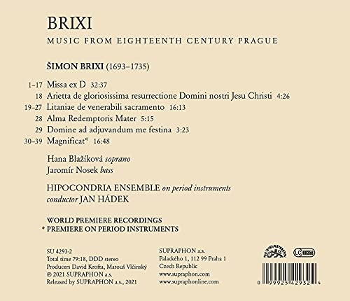 HANA BLAZKOVA JAROM - SIMON BRIXI MAGNIFICAT - CD image 2