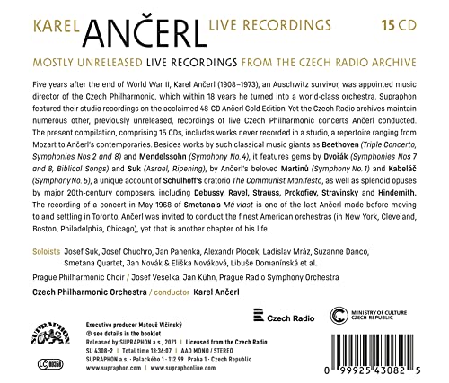 KAREL ANCEREL  CZECH - LIVE RECORDINGS - CD image 2