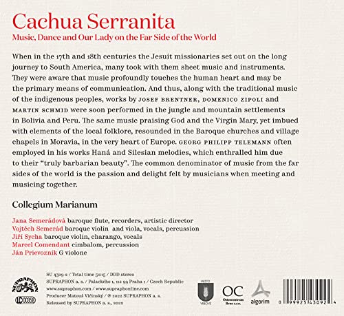 COLLEGIUM MARIANUM - CACHUA SERRANITA - CD image 2
