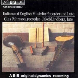 Italian And English Music For Recorder And Lute