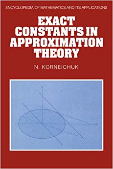 Exact Constants in Approximation Theory