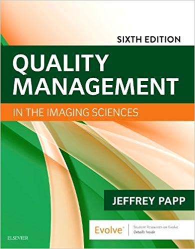 Quality Management in the Imaging Sciences