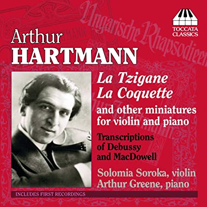 SOLOMIA SOROKA:ARTHU - HARTMANN:MUS FOR VIOLIN/PNO - CD image 1