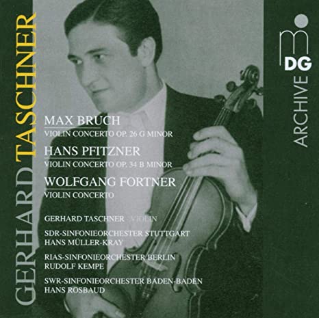 BRUCH/PFITZNER/FORTN - TASCHNER/VARIOUS ORCHESTRAS - CD image 1