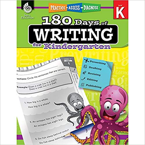 180 Days of Writing for Kindergarten : Practice, Assess, Diagnose