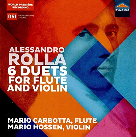 Alessandro Rolla - : 6 Duets for Flute and Violin - CD image 1