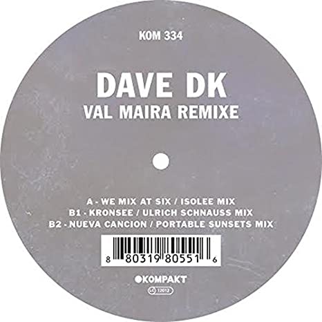Dave DK - Val Maira Remixe - Vinyl Record 12" image 1