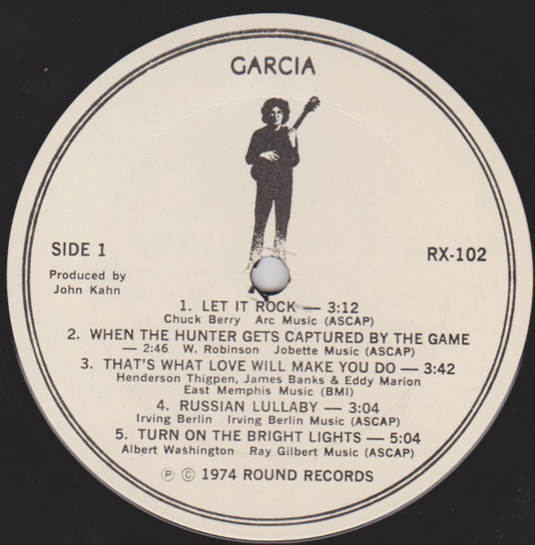 Jerry Garcia - Garcia - Used Vinyl Record image 4