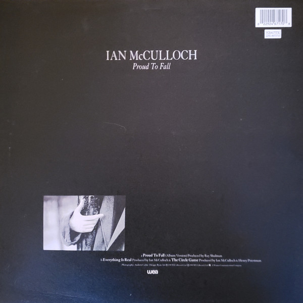 Ian McCulloch - Proud To Fall - Used Vinyl Record 12" image 2