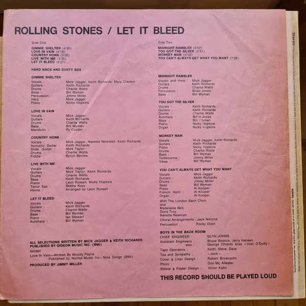 Rolling Stones - Let It Bleed - Used Vinyl Record image 16