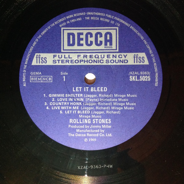 Rolling Stones - Let It Bleed - Used Vinyl Record image 3