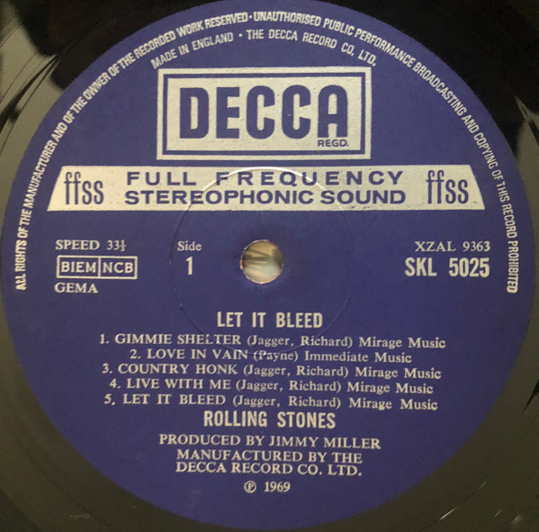 Rolling Stones - Let It Bleed - Used Vinyl Record image 9