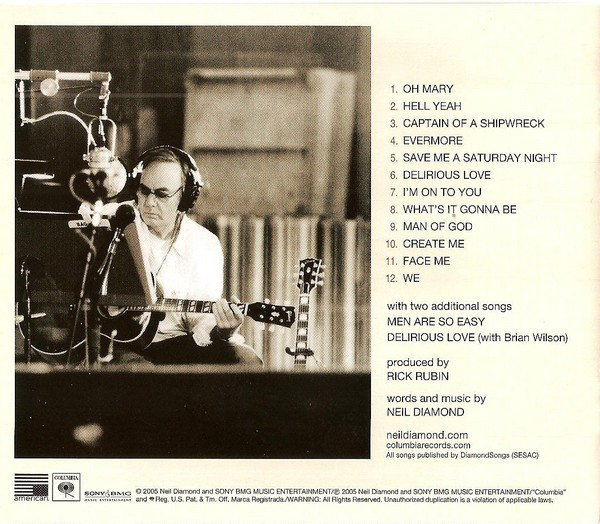 Neil Diamond - 12 Songs - Used CD image 14