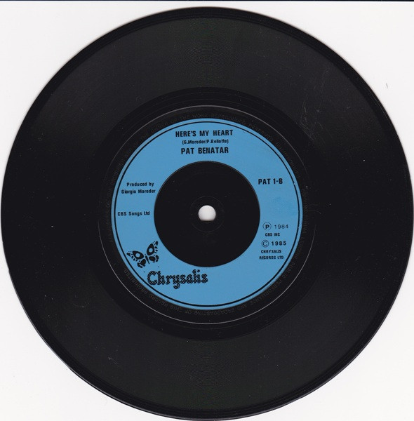 Pat Benatar - Love Is A Battlefield - Used Vinyl Record 7" image 4