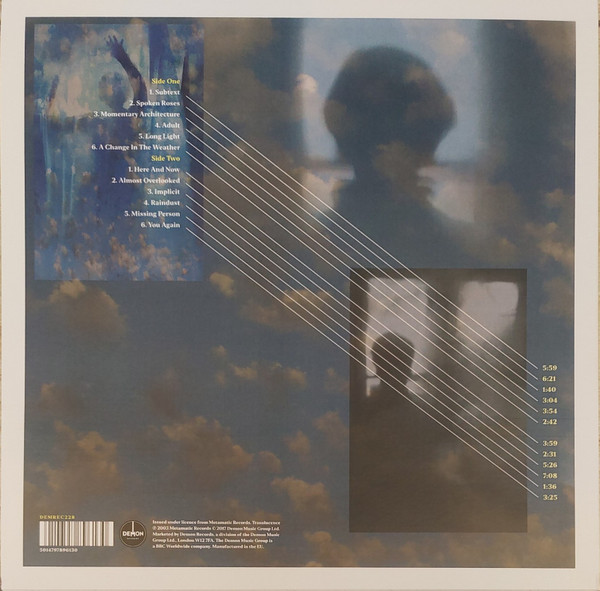 John Foxx - Translucence / Drift Music / Nighthawks - Used Vinyl Record image 4