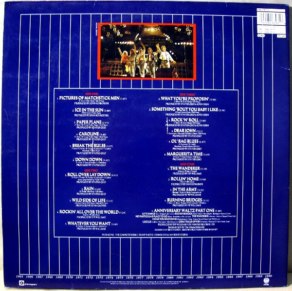 Status Quo - Rocking All Over The Years - Used Vinyl Record image 2