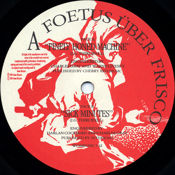 Foetus - Finely Honed Machine - Used Vinyl Record 12" image 3