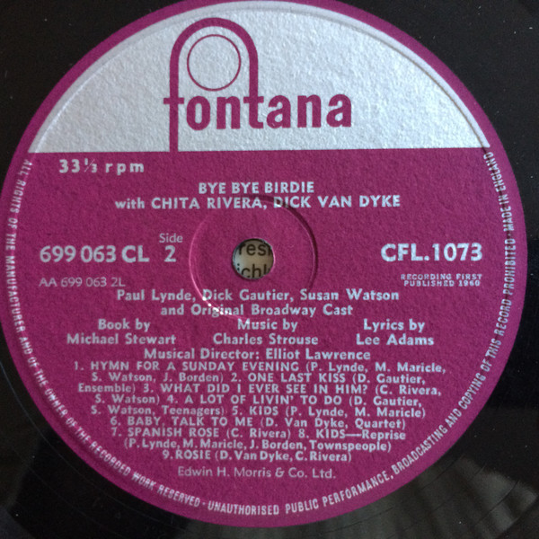 Charles Strouse - Bye Bye Birdie - Used Vinyl Record image 6