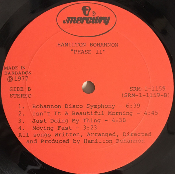 Hamilton Bohannon - Phase II - Used Vinyl Record image 4