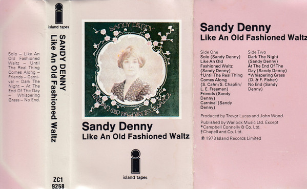 Sandy Denny - Like An Old Fashioned Waltz - Used Cassette image 2