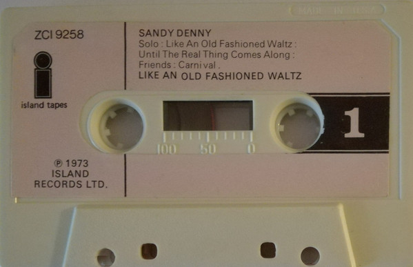 Sandy Denny - Like An Old Fashioned Waltz - Used Cassette image 3
