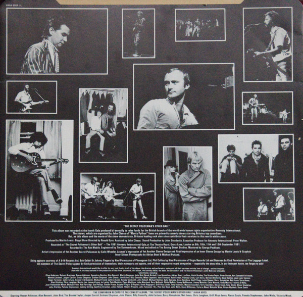 Various - Secret Policeman's Other Ball (The Music) - Used Vinyl Reco image 3