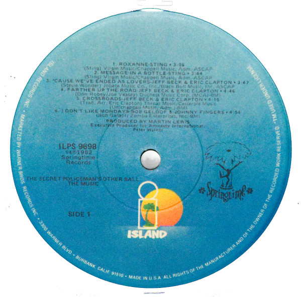 Various - Secret Policeman's Other Ball (The Music) - Used Vinyl Reco image 5