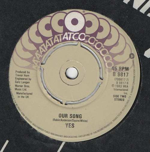 Yes - Owner Of A Lonely Heart - Used Vinyl Record 7" image 2