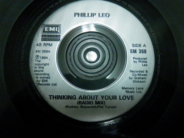 Phillip Leo - Thinking About Your Love - Used Vinyl Record 7" image 4
