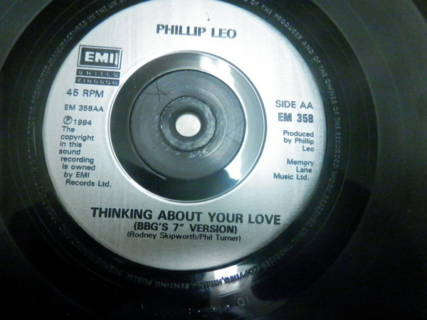 Phillip Leo - Thinking About Your Love - Used Vinyl Record 7" image 5