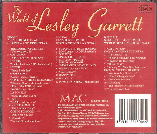 Lesley Garrett - World Of - Used CD image 2