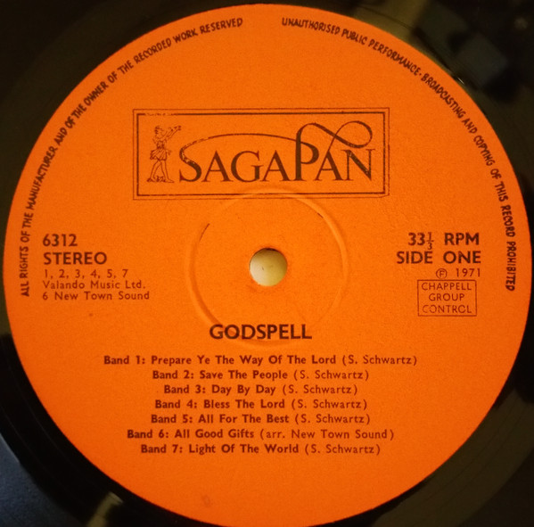 Various - Godspell - Used Vinyl Record image 3
