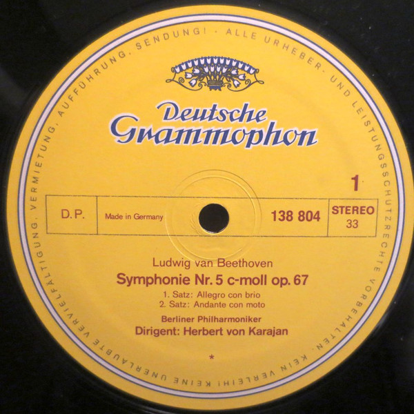 Ludwig van Beethoven - Symphonie Nr.5 - Used Vinyl Record image 3