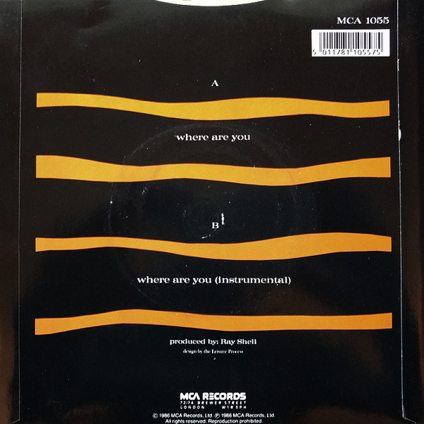 Dark Secret - Where Are You - Used Vinyl Record 7" image 2