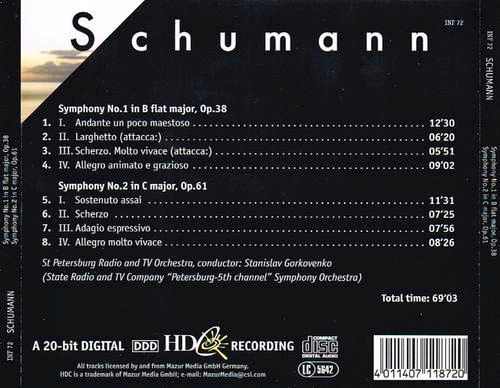 Robert Schumann - Symphony No. 1 In B Flat Major, Op. 38 / Symphony N image 2