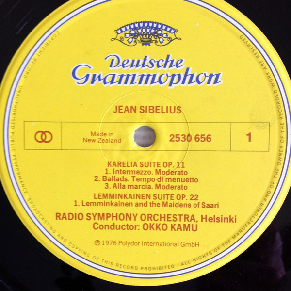 Jean Sibelius - Lemminkainen Suite • Karelia Suite - Used Vinyl Rec image 3