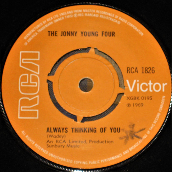 Jonny Young Four - Dreaming Country - Used Vinyl Record 7" image 2