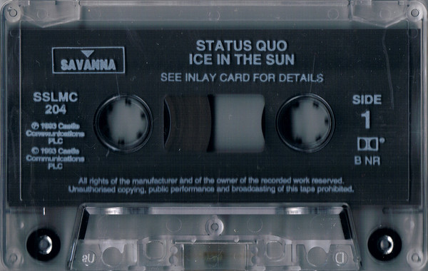 Status Quo - Ice In The Sun - Used Cassette image 3