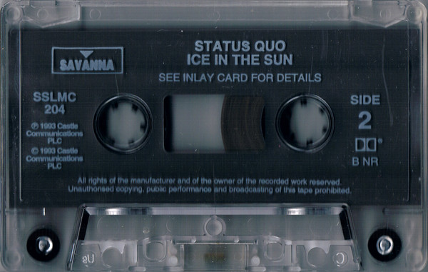 Status Quo - Ice In The Sun - Used Cassette image 4