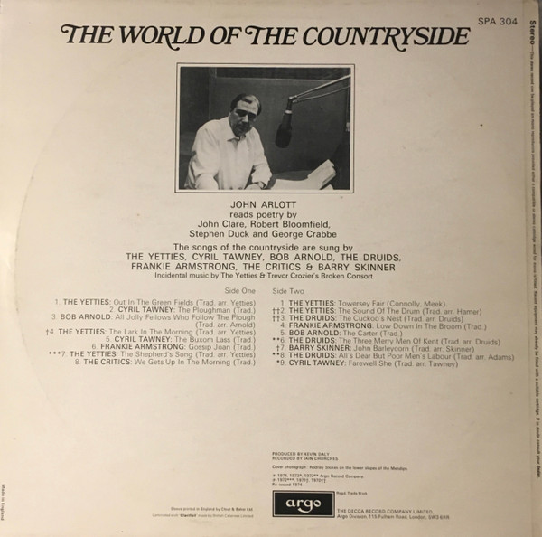 Various - World Of The Countryside - Used Vinyl Record image 2