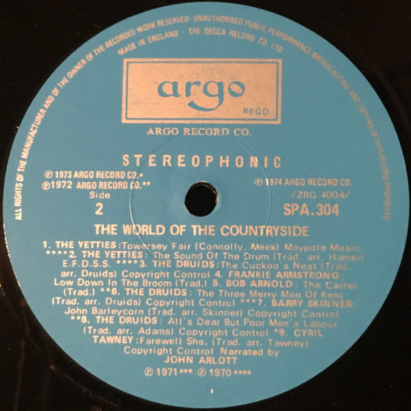 Various - World Of The Countryside - Used Vinyl Record image 4
