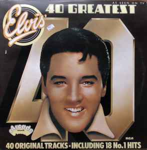 Elvis Presley - 40 Greatest Hits - Used Vinyl Record image 1