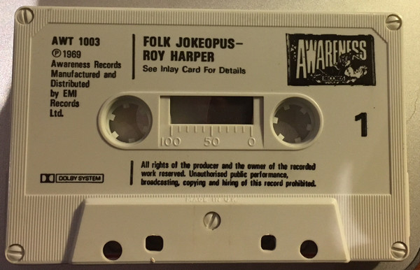 Roy Harper - Folkjokeopus - Used Cassette image 2