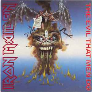 Iron Maiden - Evil That Men Do - Used Vinyl Record 7" image 1