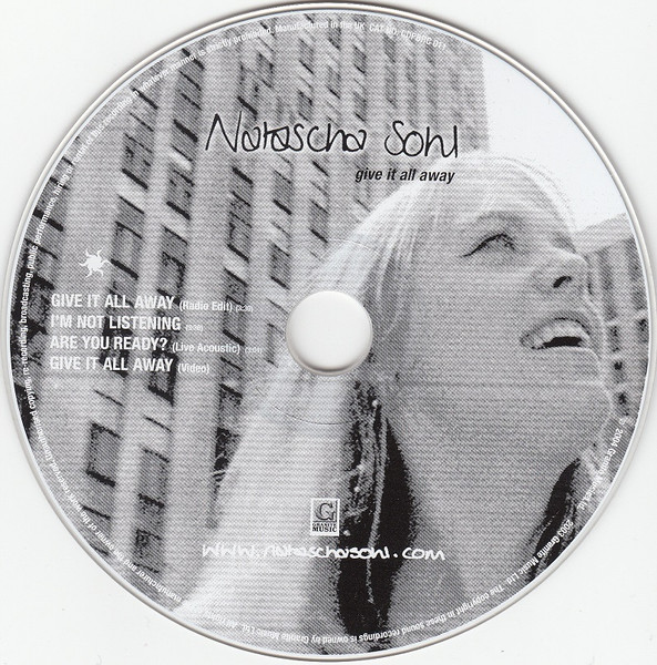 Natascha Sohl - Give It All Away - Used CD image 3