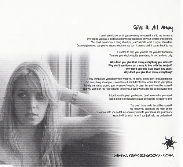 Natascha Sohl - Give It All Away - Used CD image 5