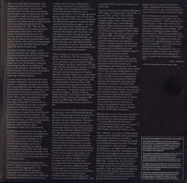 Stan Kenton - Today - Used Vinyl Record image 7