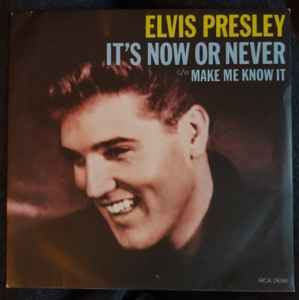 Elvis Presley - It's Now Or Never - Used Vinyl Record 7" image 1